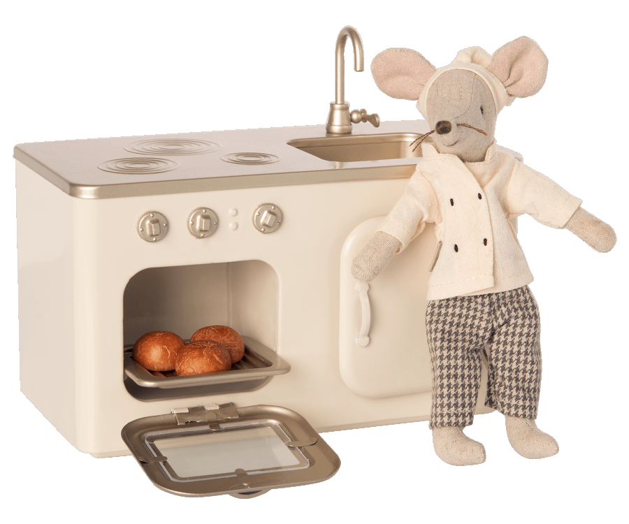 Maileg Miniature Kitchen with sink cooker and hob | Collectable Dollhouse Furniture