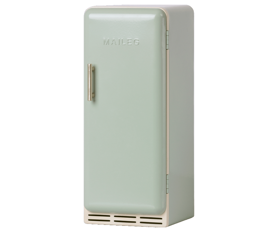 Maileg Metal Miniature Fridge in green | Collectable Dollhouse Furniture