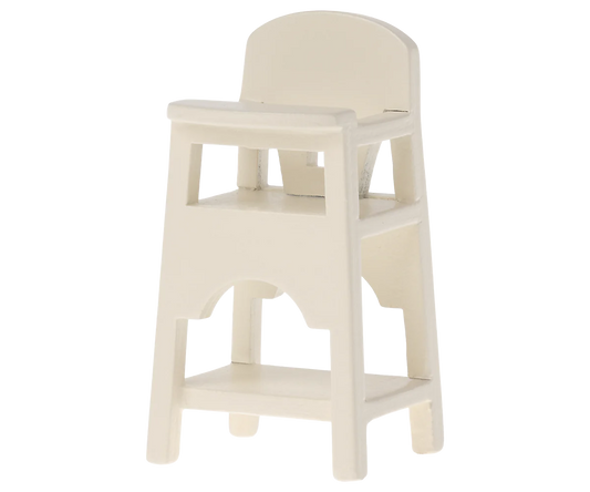 Maileg Mouse size highchair | Collectable Dollhouse Miniatures