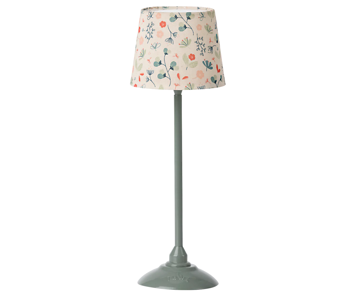 Maileg Miniature Floor Lamp Mint | Maileg UK