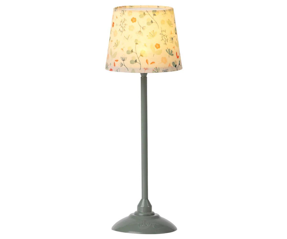 Maileg Miniature Floor Lamp Mint | Maileg UK