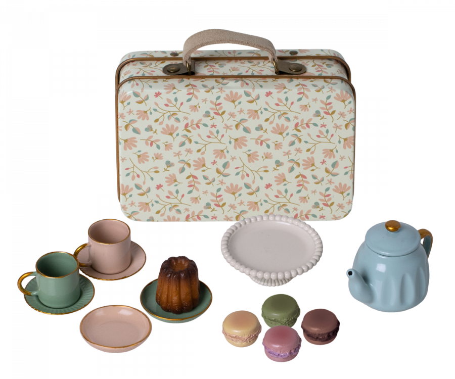 Maileg Afternoon Treat set in Merle | Collectable Dollhouse miniatures