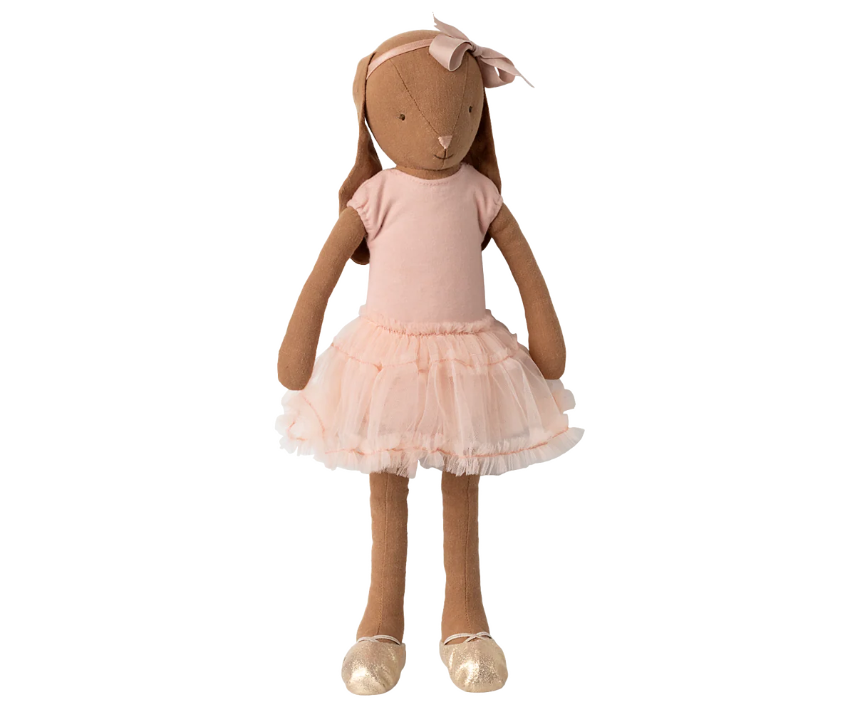 Bunny, Size 3 - Chocolate brown - Ballet suit and skirt rose