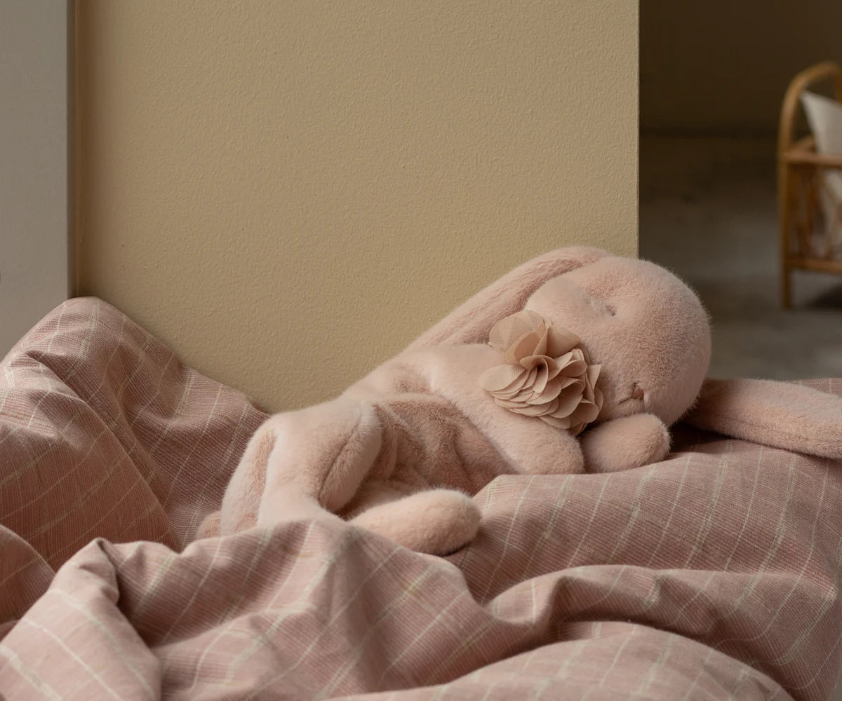 Maileg Sleeping Bunny Plush, Small - Powder | Maileg UK