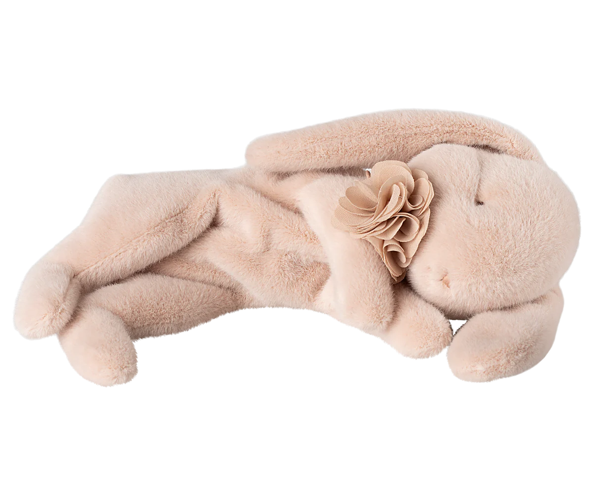 Maileg Sleeping Bunny Plush, Small - Powder | Maileg UK
