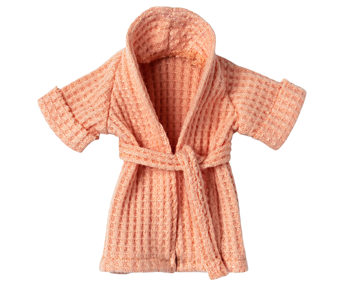 Maileg Bathrobe - Coral | Maileg UK
