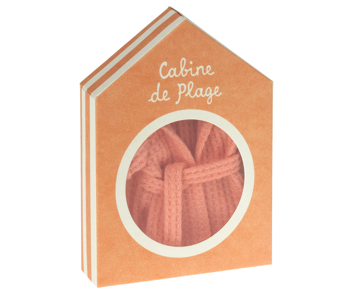 Maileg Bathrobe - Coral | Maileg UK