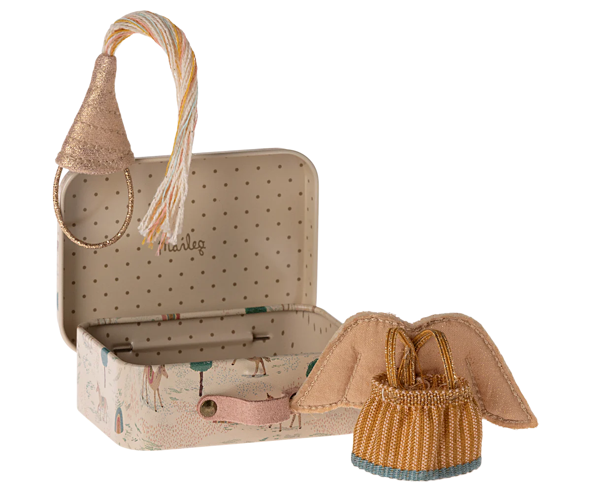 Maileg Fairy clothes in suitcase, Little sister mouse | Maileg UK
