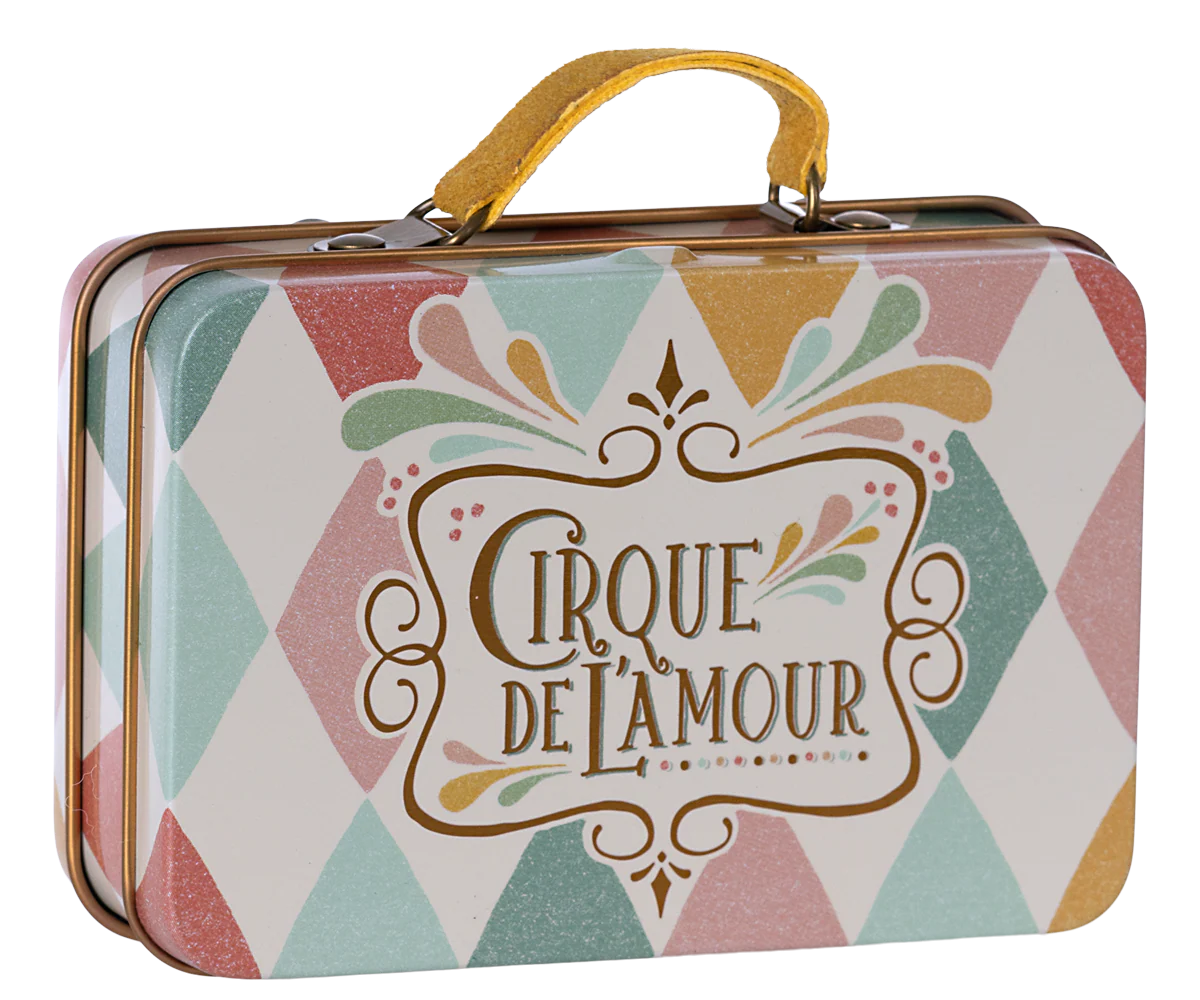 Small suitcase, Harlequin