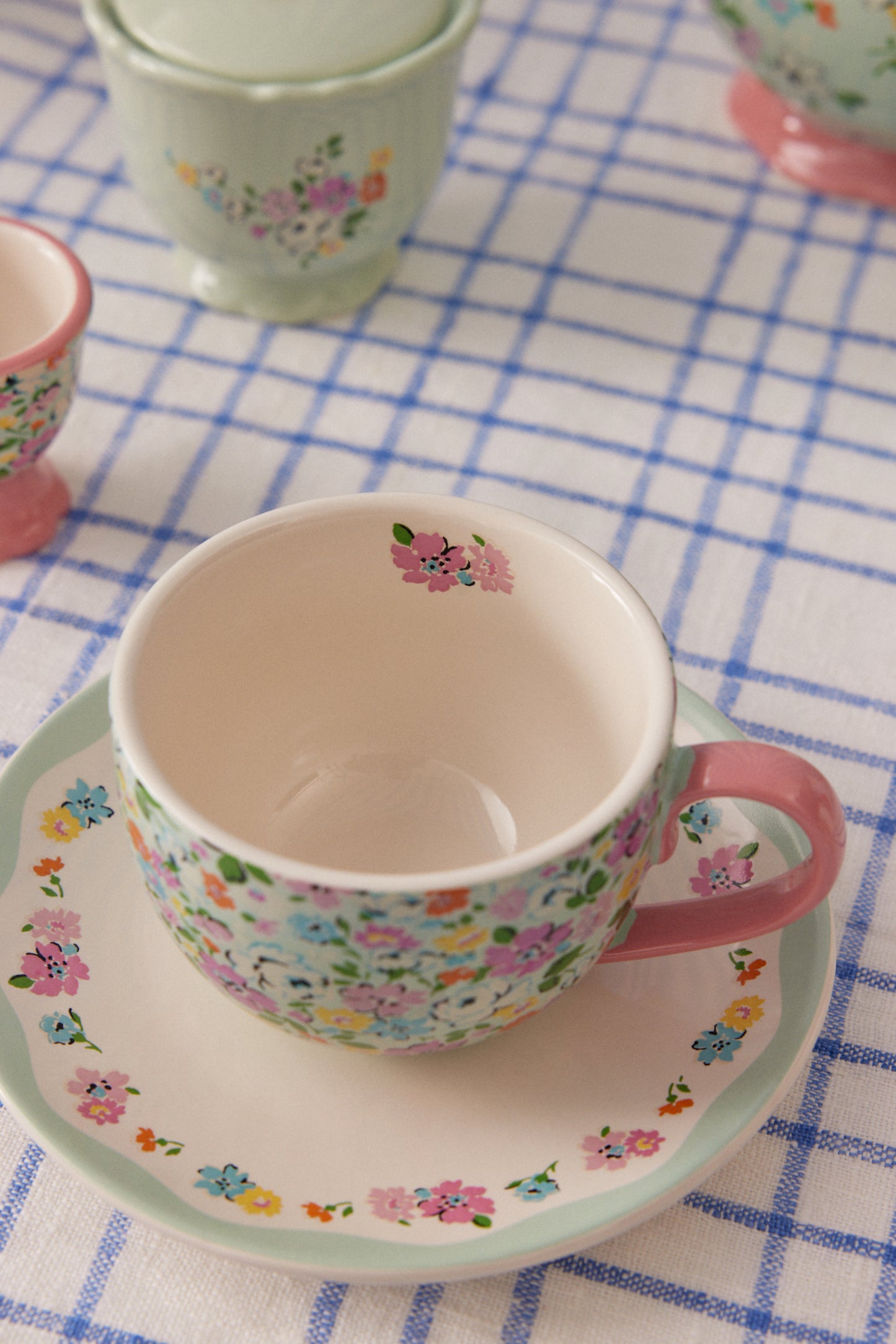 Cath Kidston Feels Like Home Teacup and Saucer