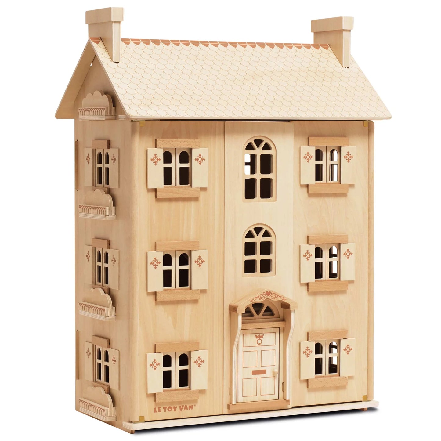 The Grand Natural Wood Dolls House