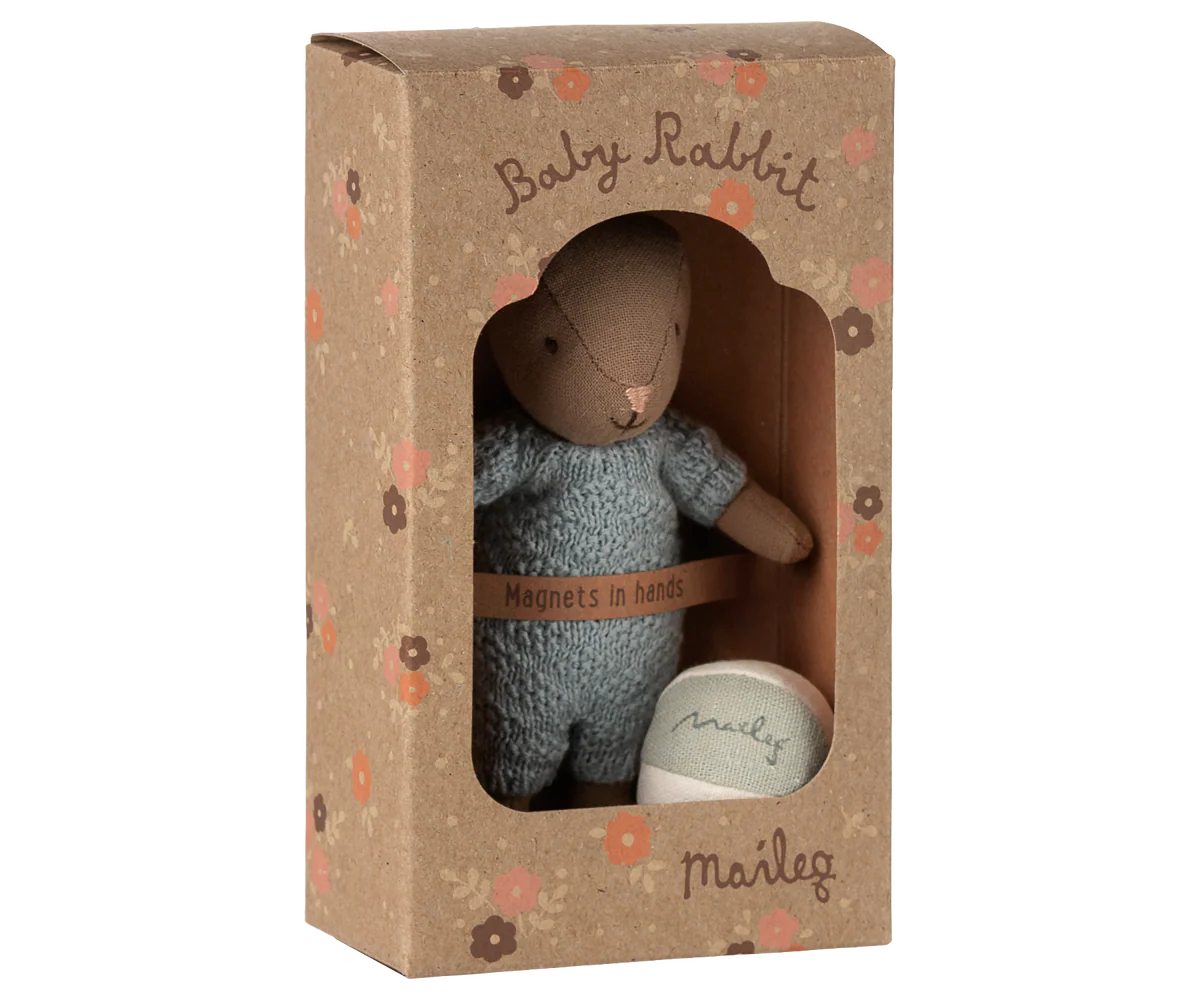 Rabbit set, Micro - Brown - Blue