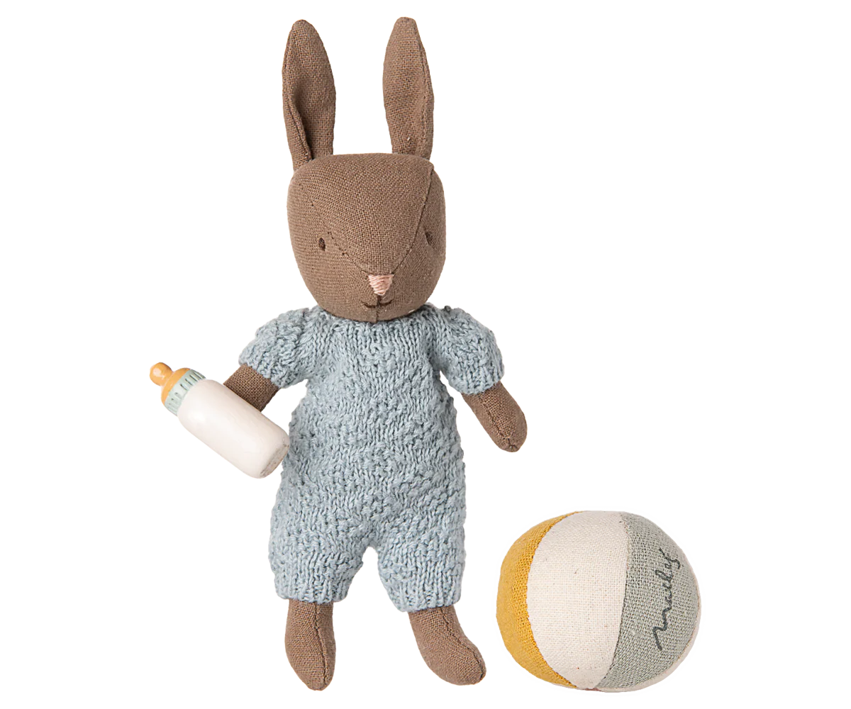 Rabbit set, Micro - Brown - Blue