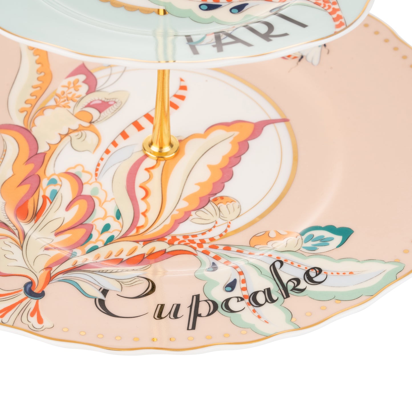 Yvonne Ellen Floral Two Tier Cake Stand