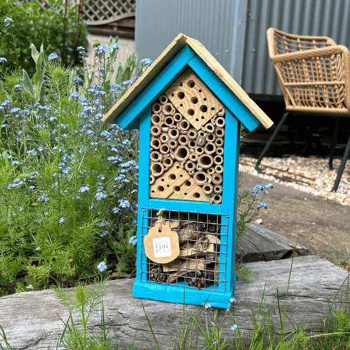 handmade bug hotel | made from reclaimed wood in Lincolnshire | the perfect home for bee's butterflies bugs