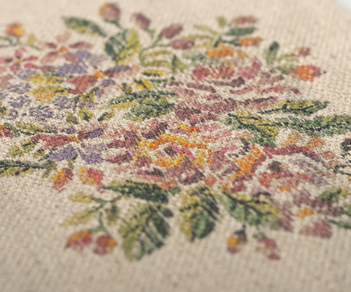 Rug, Miniature, Large - Flowers