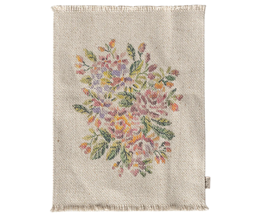 Rug, Miniature, Large - Flowers
