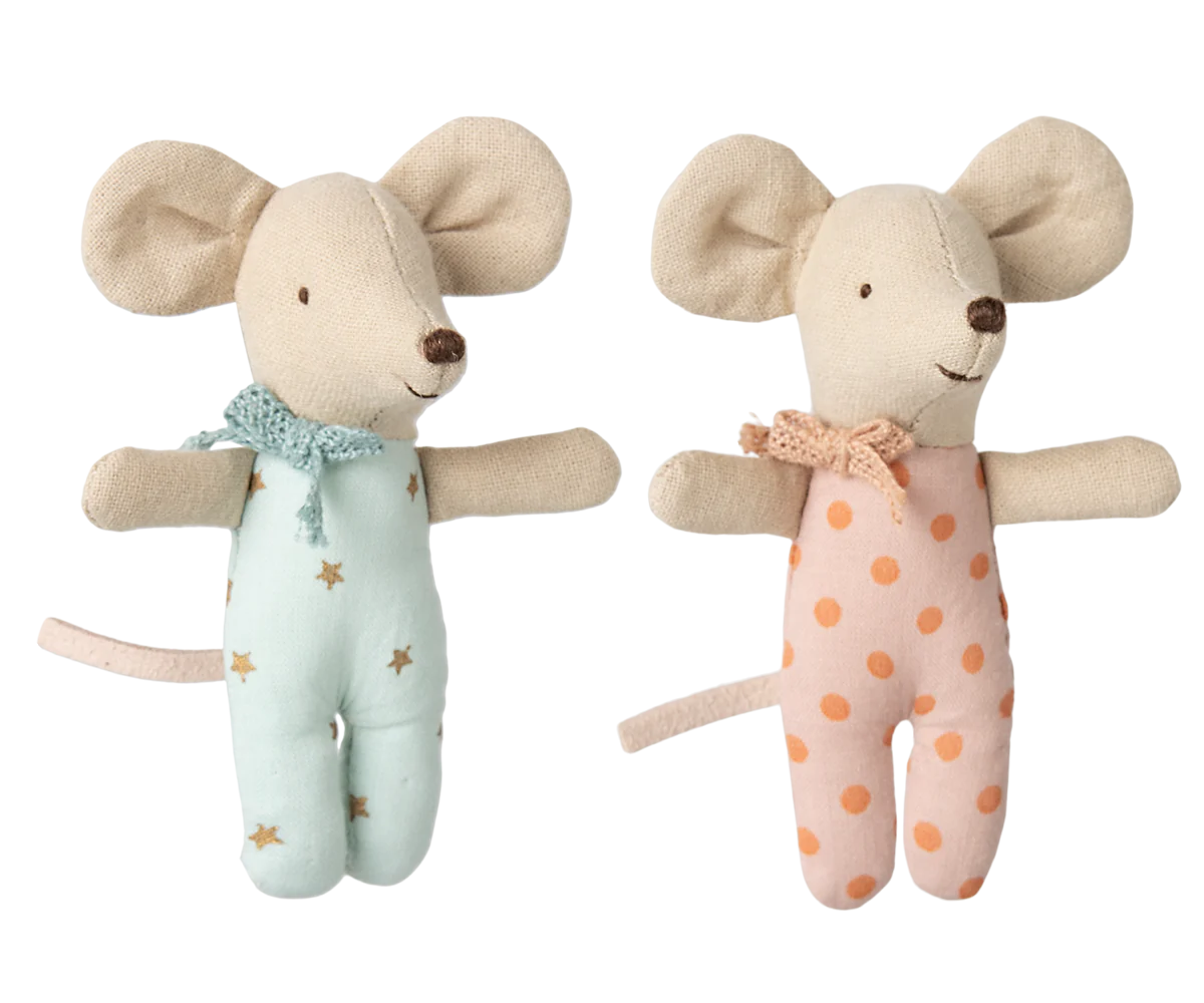 Twins, Baby Mice in Matchbox | Maileg UK