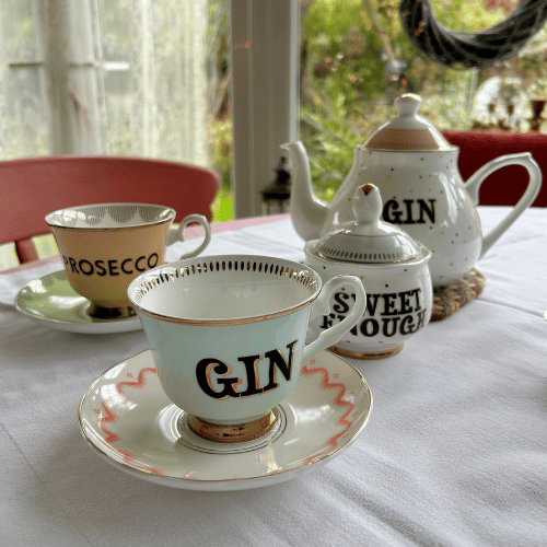 Yvonne Ellen Boozy Bone China Tea set