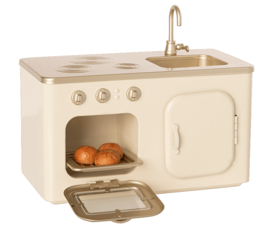 Maileg Miniature Kitchen with sink cooker and hob | Collectable Dollhouse Furniture