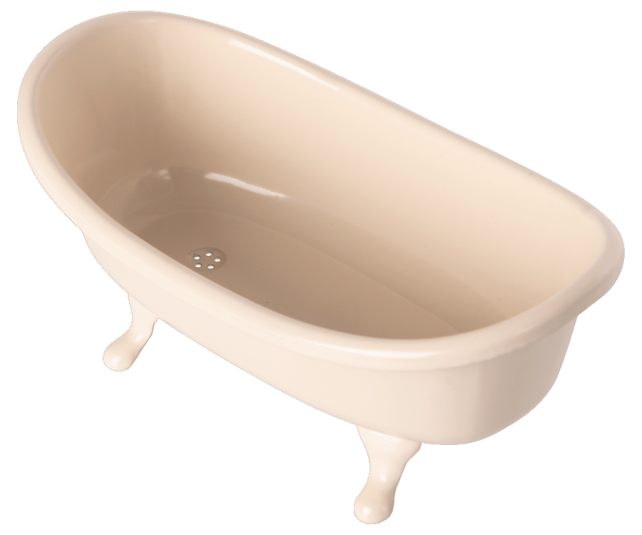 Miniature Maileg Metal bathtub | Dollhouse Miniatures Furniture