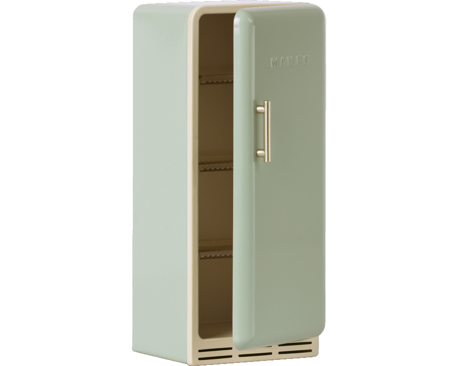 Maileg Metal Miniature Fridge in green | Collectable Dollhouse Furniture
