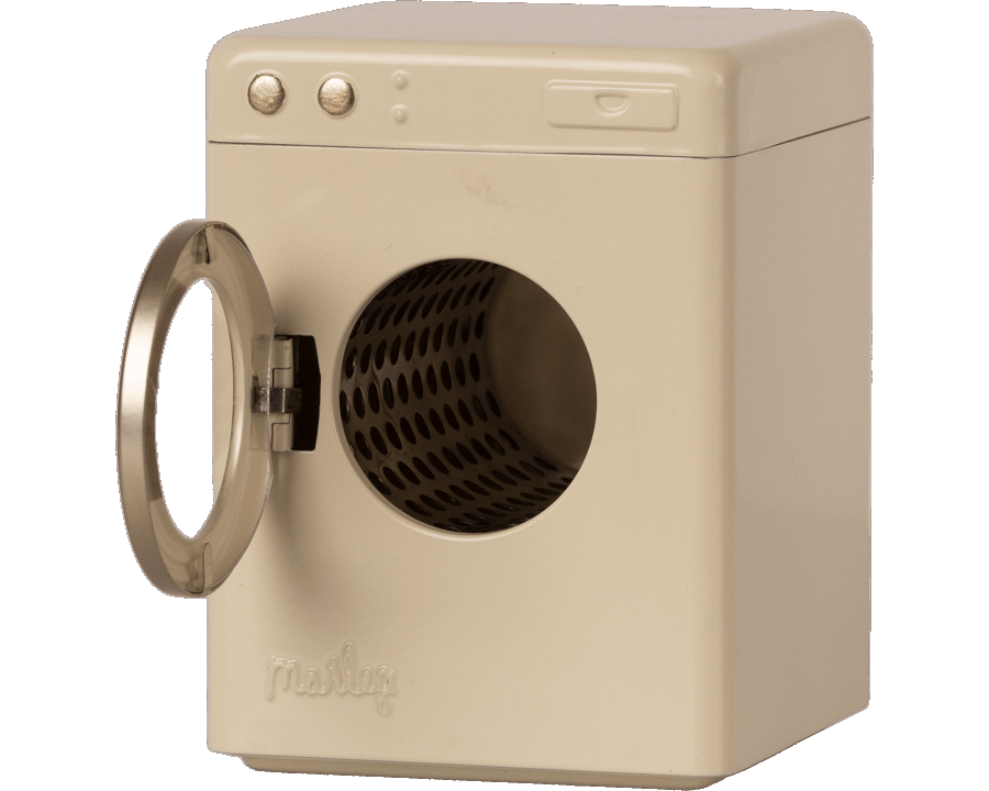 Maileg Miniature Cream Metal Washing Machine | Collectable Dollhouse Furniture