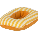 Yellow and white striped dog toy on a white background | Maileg UK