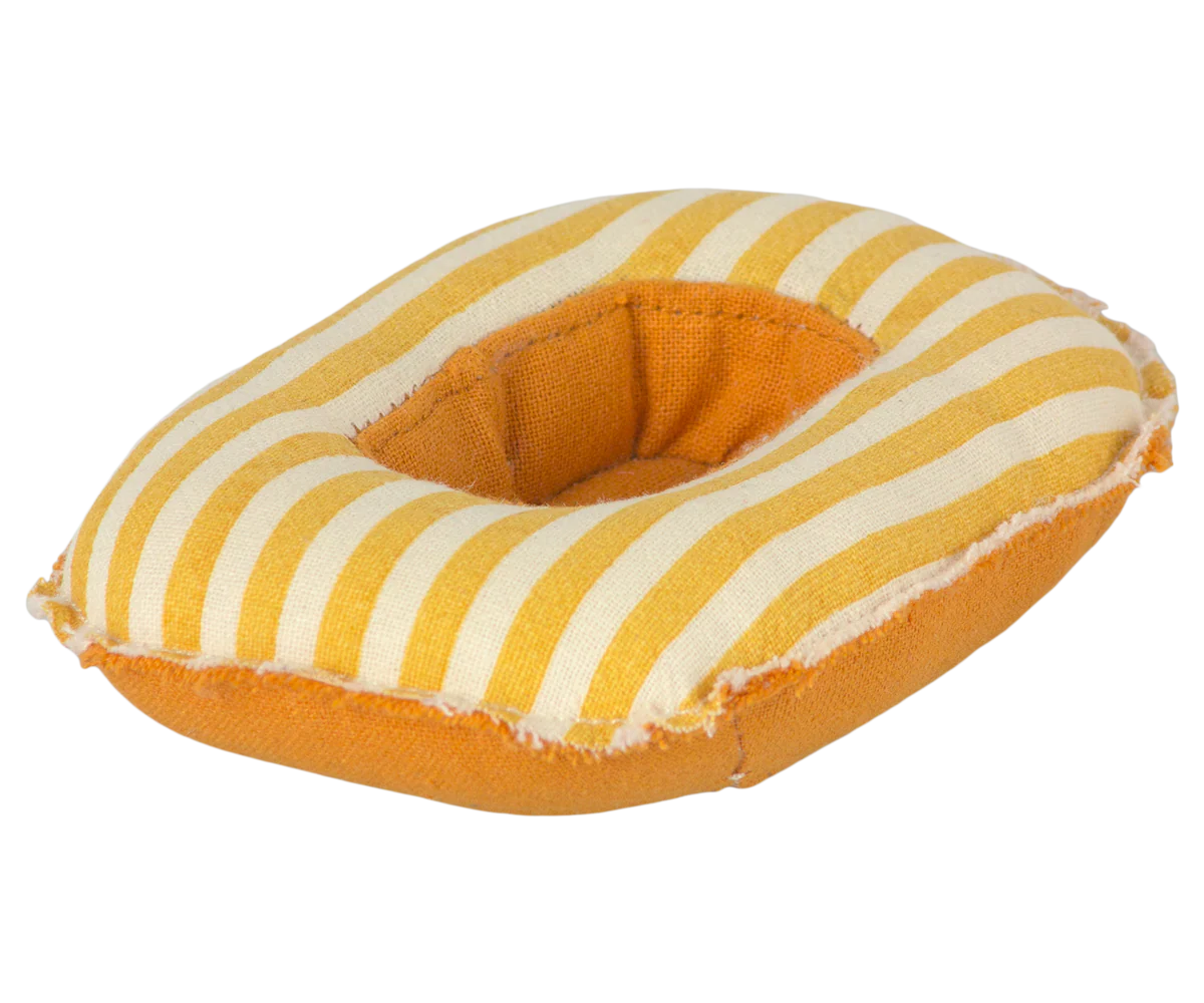 Yellow and white striped dog toy on a white background | Maileg UK