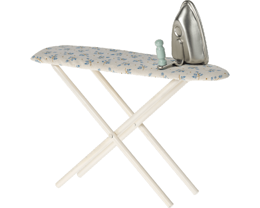 Maileg Miniature Ironing Board and Iron | Collectable Dollhouse Miniatures