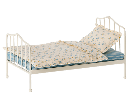 Maileg Miniature Size Metal Bed frame | Collectable Dollhouse Furniture