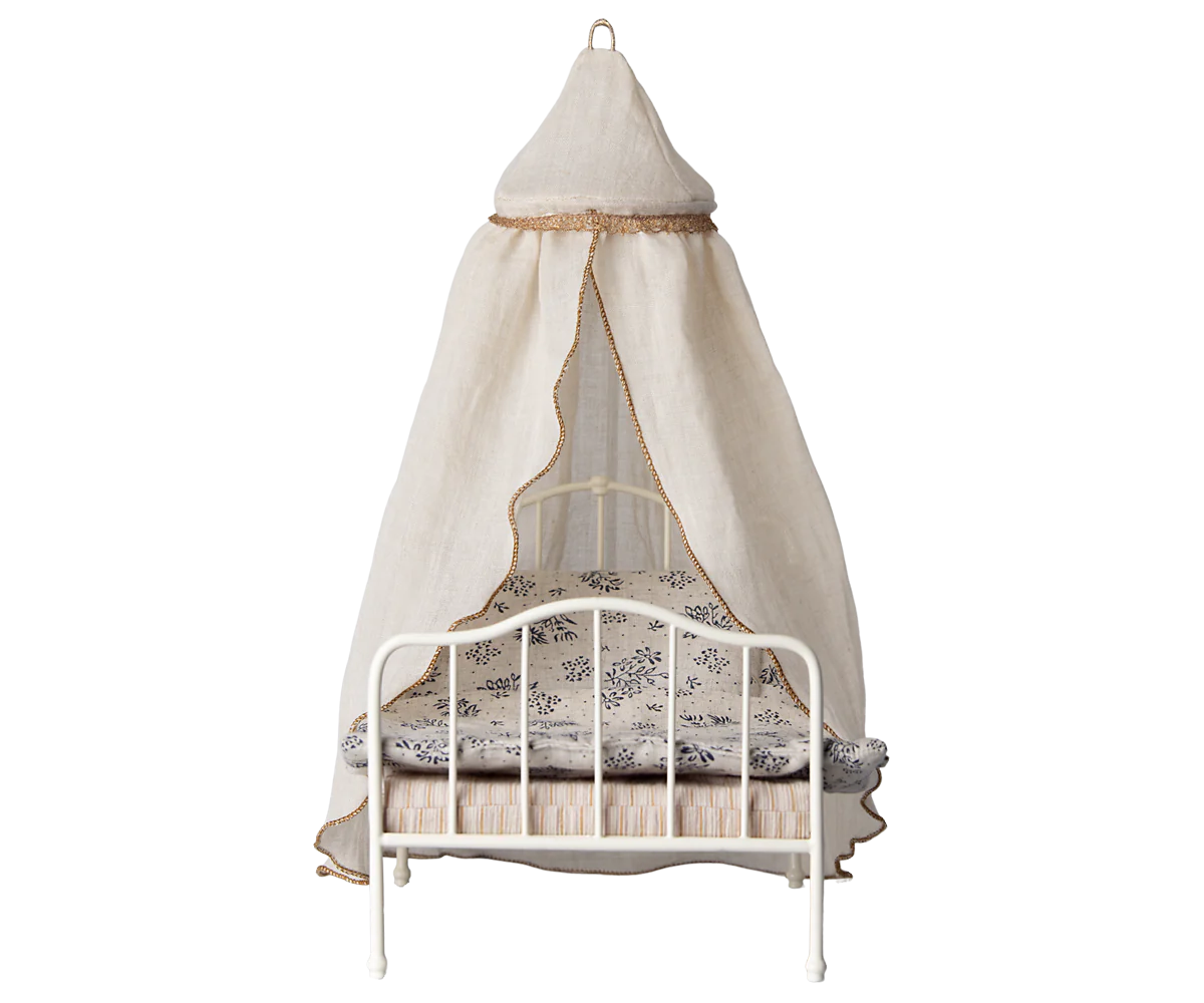 Maileg Cotton Miniature Bed Canopy | Collectable Dollhouse Accessories 