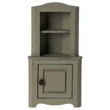 Maileg Mouse corner cabinet in light green | Collectable Dollhouse Furniture