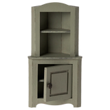 Maileg Mouse corner cabinet in light green | Collectable Dollhouse Furniture