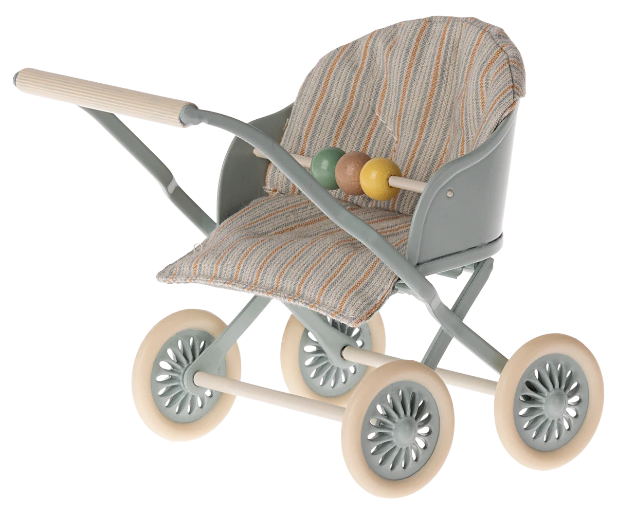 Stroller, Baby mouse - Blue