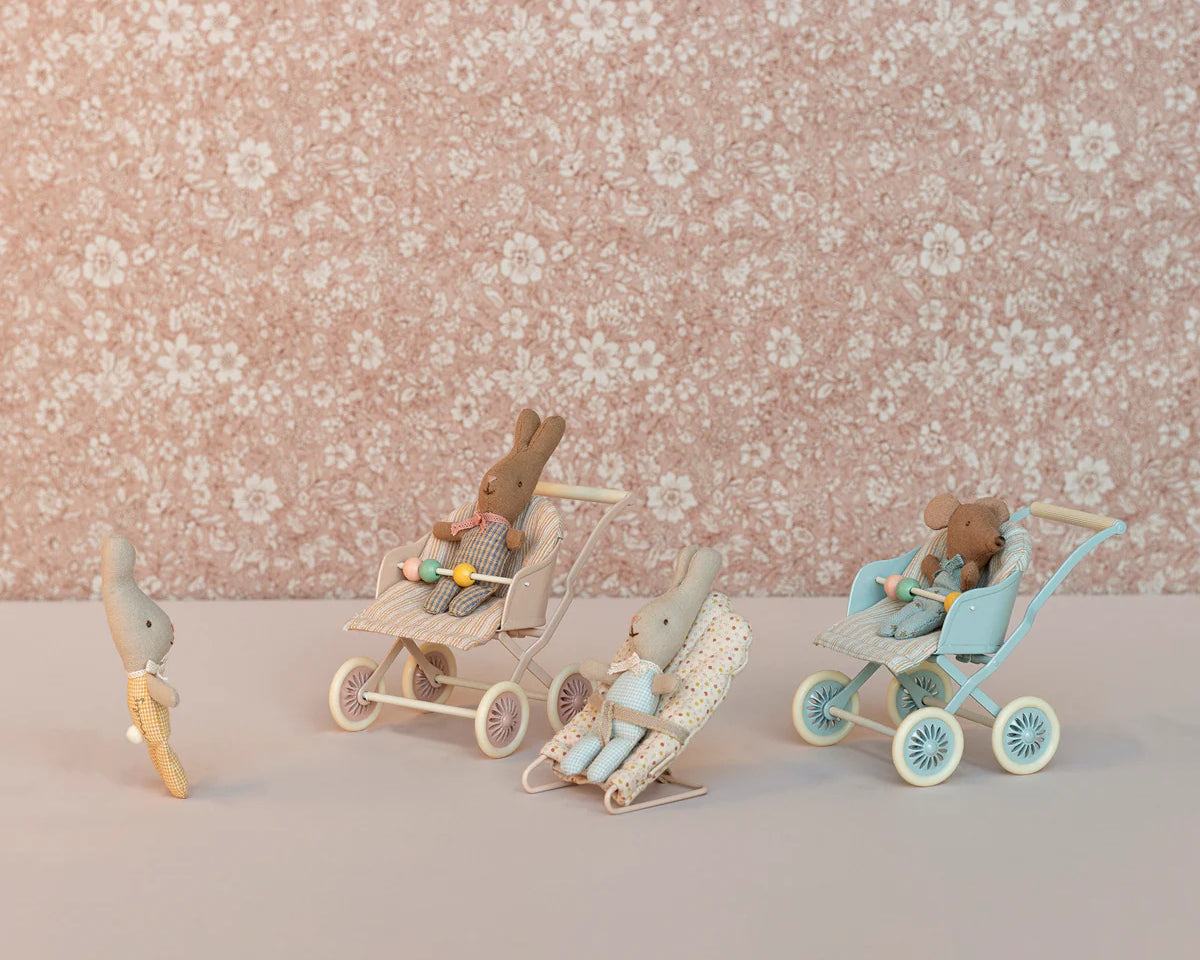 Stroller, Baby mouse - Blue