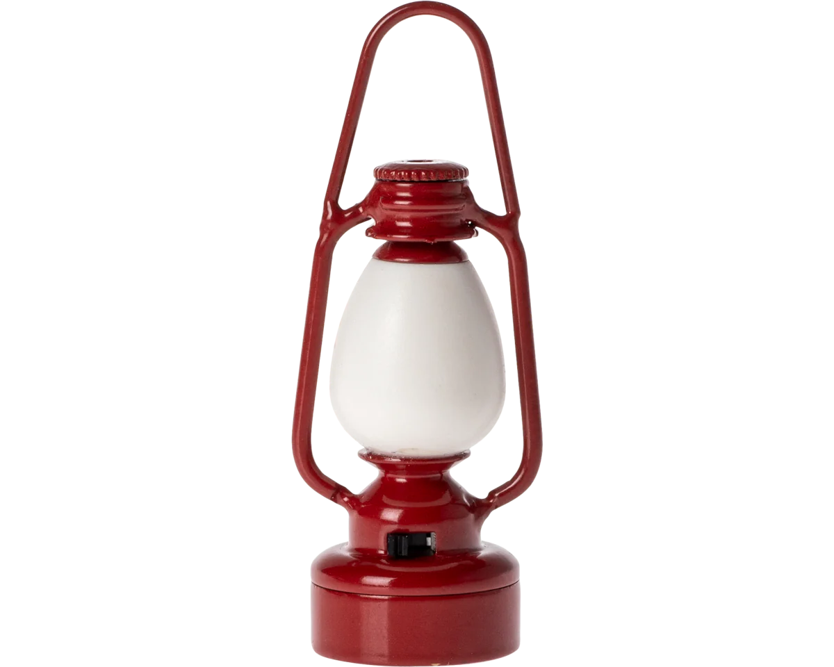 Maileg Vintage Lantern, Mouse - Red | Maileg UK