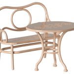 Maileg Café set, Mouse, Big - Pale pink | Maileg UK