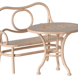 Maileg Café set, Mouse, Big - Pale pink | Maileg UK