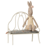 Vintage bench, Miniature - Off white