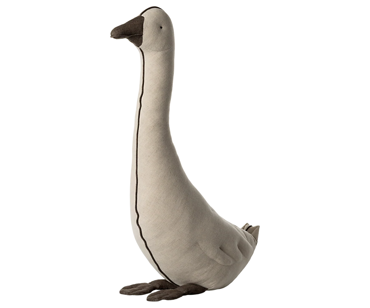 Plush toy goose on a white background | Goose - Nature | Maileg UK