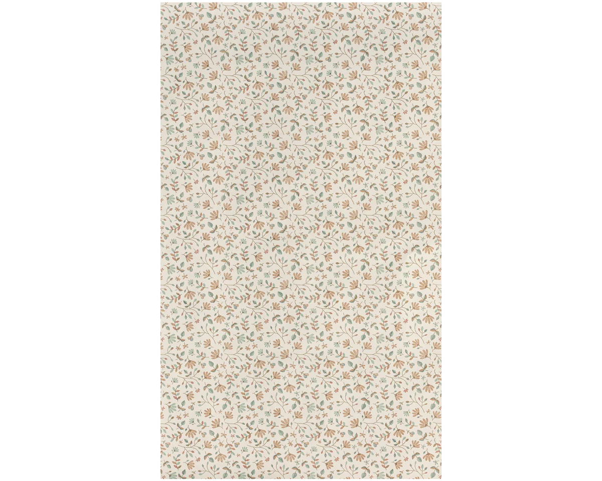 Floral patterned gift wrap on a white background | Maileg Gift wrap, 10 m - Merle | Maileg UK