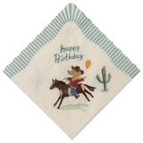 Napkin, Happy birthday - Cowboy