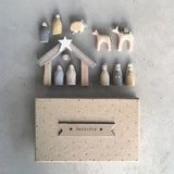 Natural Little boxed Nativity Set