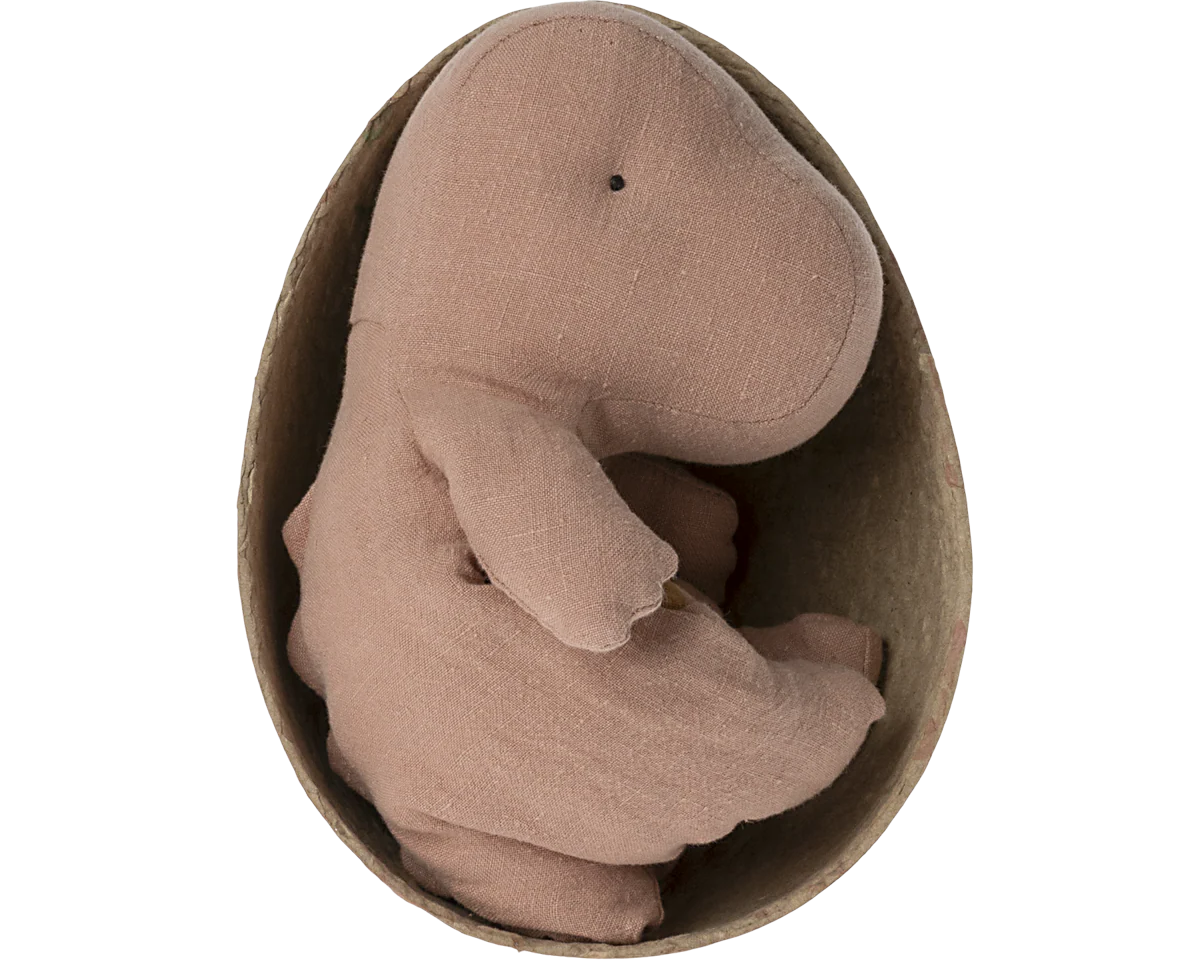 Gantosaurus in egg, Small - Old rose