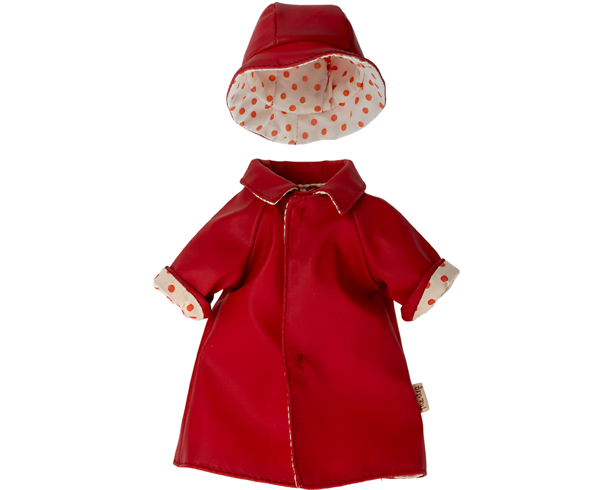 Maileg RainCoat with Hat, Teddy Mum | Maileg UK