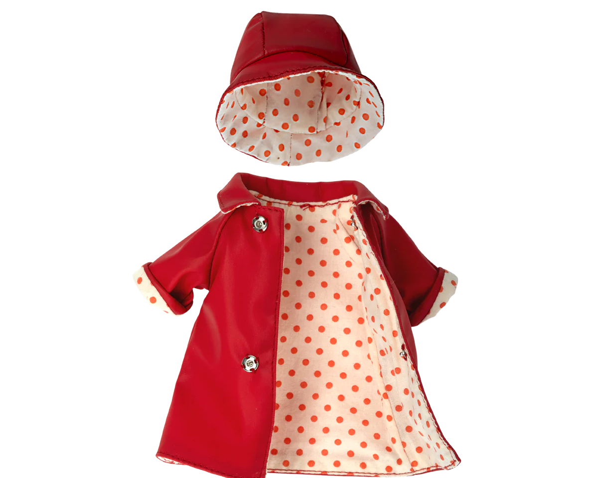 Maileg RainCoat with Hat, Teddy Mum | Maileg UK