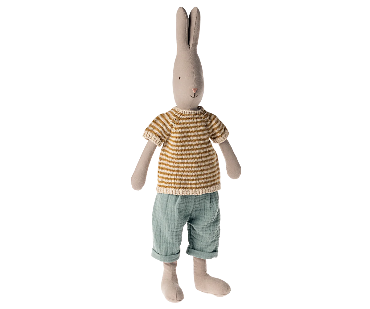 Rabbit, Size 3 - Classic - Knitted shirt and pants