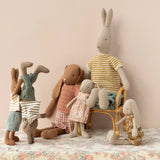 Rabbit, Size 3 - Classic - Knitted shirt and pants