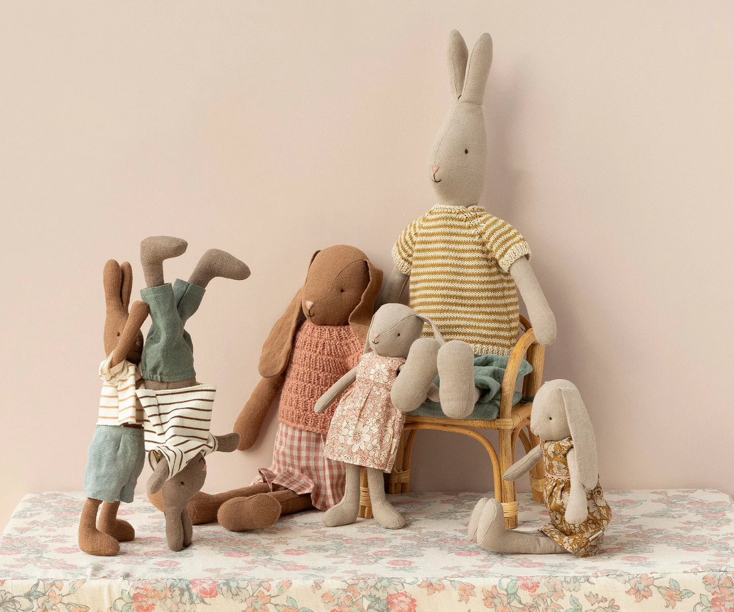 Rabbit, Size 3 - Classic - Knitted shirt and pants